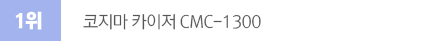 2018년 7월 전국 안마의자 판매순위 분석 국내브랜드 판매1위 코지마카이저 CMC-1300