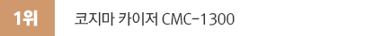 2018년 8월 전국 안마의자 판매순위 분석 국내브랜드 판매1위 코지마카이저 CMC-1300