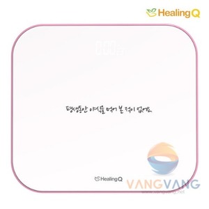 힐링Q HQ-S300 팩트폭력 체중계 핑크